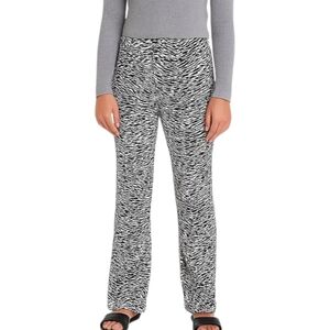 Arianne Black/White/Grey  Animal Print Lounge Pants Size Small NWT